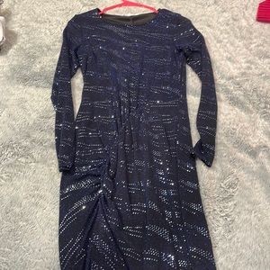 Long sleeve midi dress